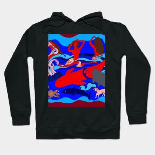 The mermaid for sea lovers and beach lovers who love the animals and oceans Hoodie